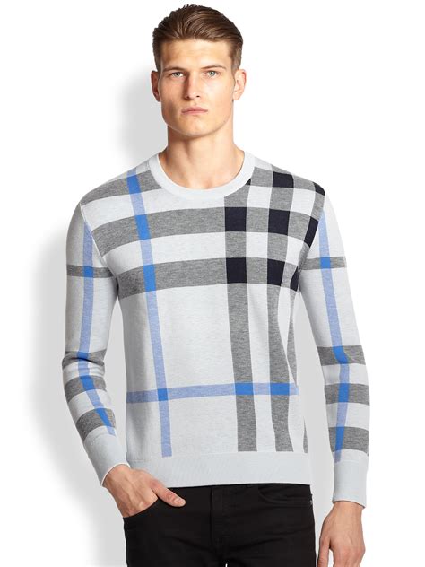 burberry jumper mens|burberry sweater men's.